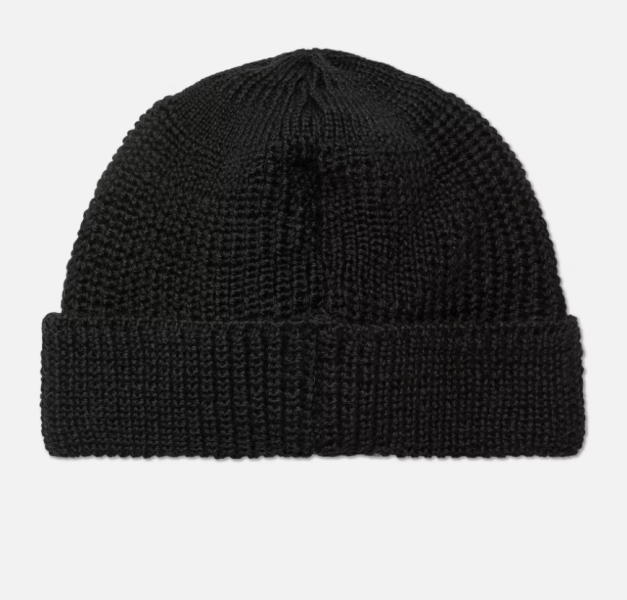 LABEL WATCH CAP（BLACK） 