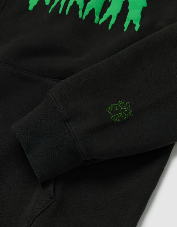 SPIKEY SCRIPT ZIP HOOD 