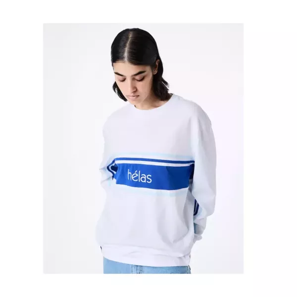 CLINT LONG SLEEVE TEE WHITE 