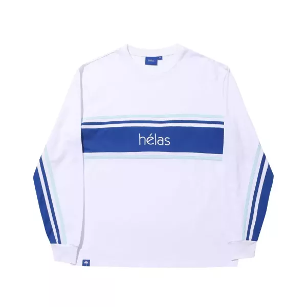 CLINT LONG SLEEVE TEE WHITE 