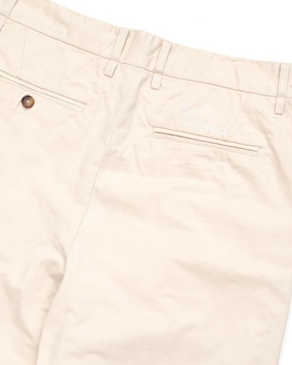 PLEATED CHINO（NATURAL） 