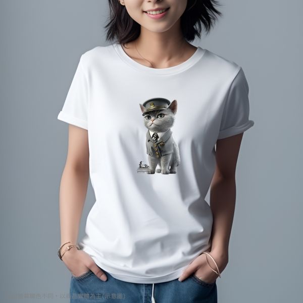 台灣TAIWAN自創品牌潮流T恤-圓領短袖T(轉印)-pip-pep-站長貓 印花T恤、插畫T、創意圖案T恤、MITT恤、台灣製T恤、高品質純棉T恤、情侶T恤、情侶裝T恤、情侶短袖