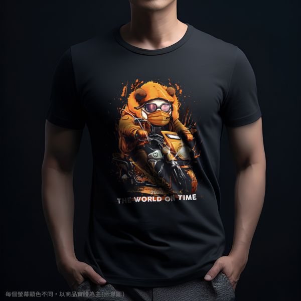台灣TAIWAN自創品牌潮流T恤-圓領純棉短袖T(轉印)-pip-pep-熊貓快遞 印花T恤、插畫T、創意圖案T恤、MITT恤、台灣製T恤、高品質純棉T恤、情侶T恤、情侶裝T恤、情侶短袖