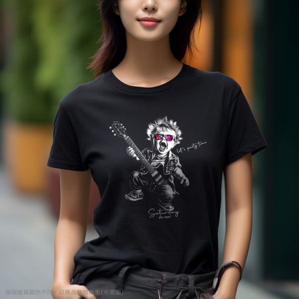 台灣TAIWAN自創品牌潮流T恤-圓領純棉短袖T(轉印)-pip-pep-人生好累系列-星期六 印花T恤、插畫T、創意圖案T恤、MITT恤、台灣製T恤、高品質純棉T恤、情侶T恤、情侶裝T恤、情侶短袖