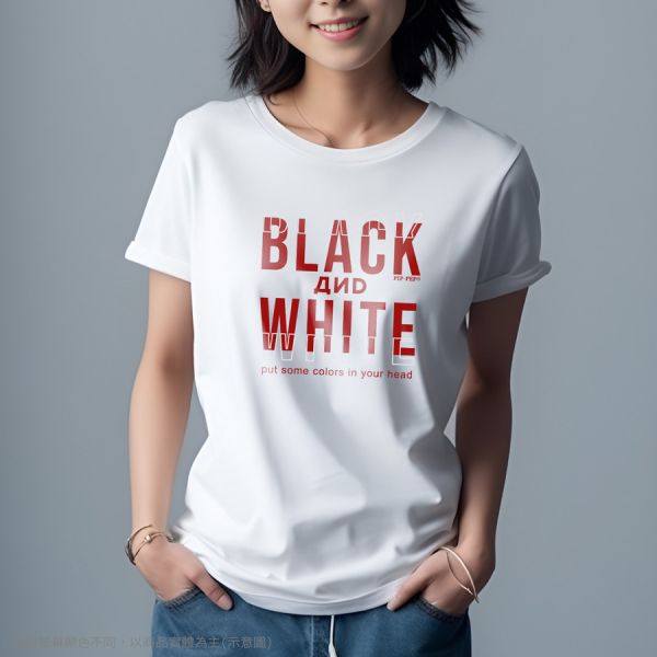 台灣TAIWAN自創品牌潮流T恤-圓領純棉短袖T(轉印)-pip-pep-黑與白英文字母T 印花T恤、插畫T、創意圖案T恤、MITT恤、台灣製T恤、高品質純棉T恤、情侶T恤、情侶裝T恤、情侶短袖