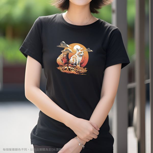 台灣TAIWAN自創品牌潮流T恤-圓領短袖T(轉印)-pip-pep-九命怪貓 印花T恤、插畫T、創意圖案T恤、MITT恤、台灣製T恤、高品質純棉T恤、情侶T恤、情侶裝T恤、情侶短袖