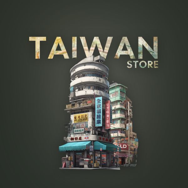 台灣TAIWAN自創品牌潮流T恤-圓領短袖T(轉印)-pip-pep-特色街道(一) 印花T恤、插畫T、創意圖案T恤、MITT恤、台灣製T恤、高品質純棉T恤、情侶T恤、情侶裝T恤、情侶短袖