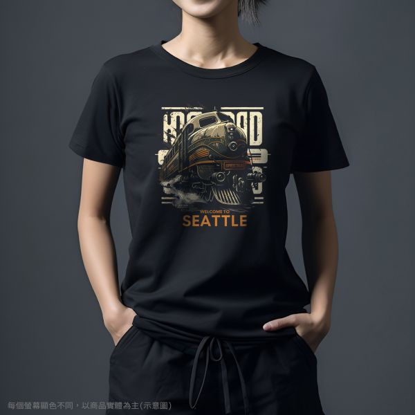 台灣TAIWAN自創品牌潮流T恤-圓領短袖T(轉印)-pip-pep-爆走火車頭 印花T恤、插畫T、創意圖案T恤、MITT恤、台灣製T恤、高品質純棉T恤、情侶T恤、情侶裝T恤、情侶短袖