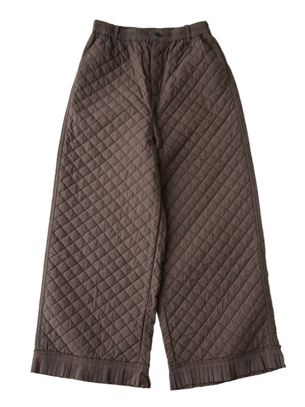 燕燕~秋冬新品 多色休閒直筒花邊褲 文藝復古絎棉條紋棉褲長褲 ab2533601 