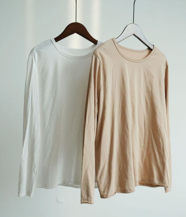 燕燕~秋冬款~純棉針織撞色復古打底百搭長袖上衣  ab2531401 