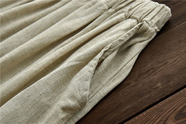 燕燕~秋冬新品 禪意復古寬鬆女式瑜珈褲 休閒打坐長褲 民俗風寬褲 