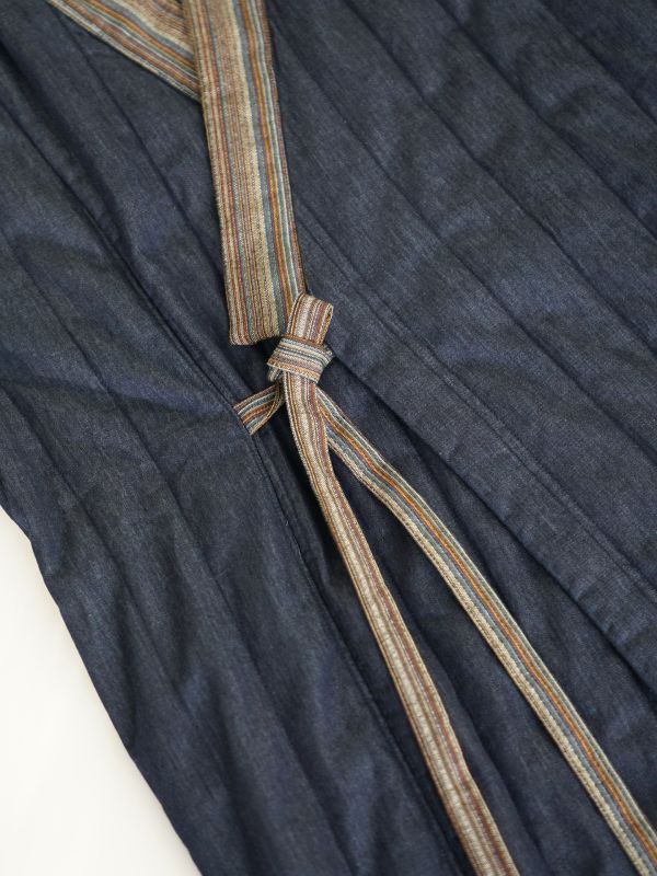 燕燕~個性牛仔拼接寬鬆中長棉服 保暖夾棉外套 abM2533201 