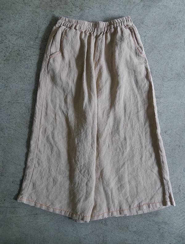 燕燕~棉麻商品~寬鬆顯瘦直筒褲 手工繡線長褲 民俗風寬褲  1-2225 