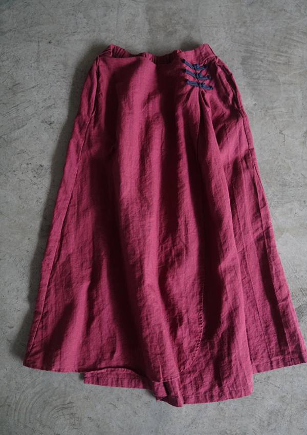 燕燕~不規則設計 中國風盤扣顯瘦長裙  ab1913501 