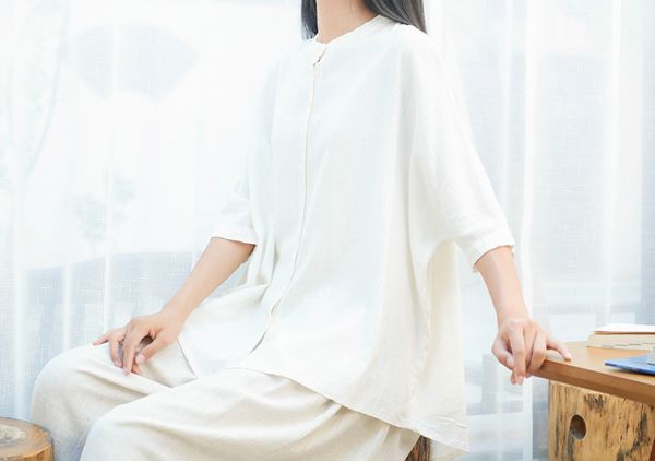 燕燕~春夏款 棉麻新品  禪意文藝居家外套上衣  棉麻衫 