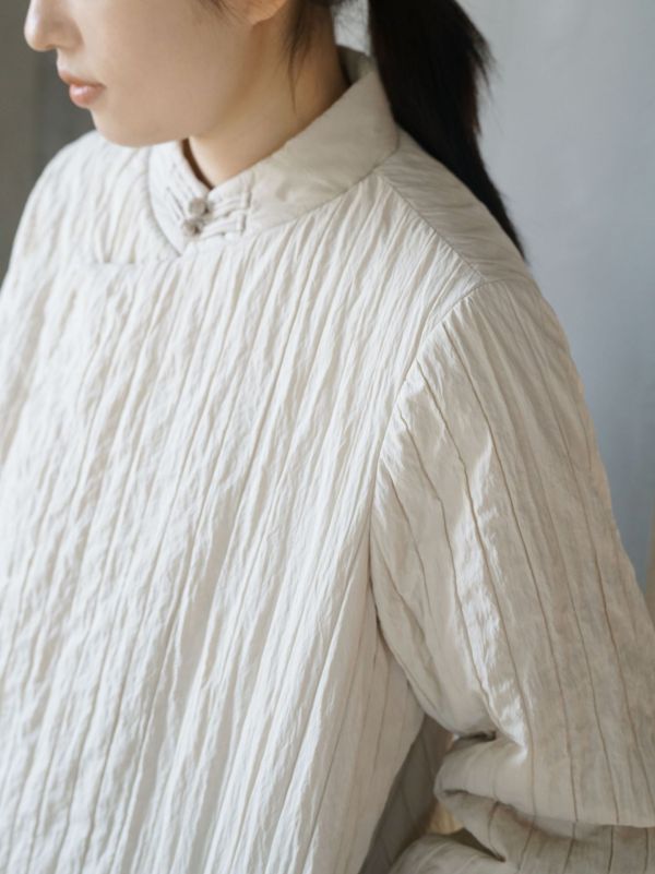 燕燕~秋冬款 休閒戶外寬鬆絎條棉服 上衣。 ab2329501 