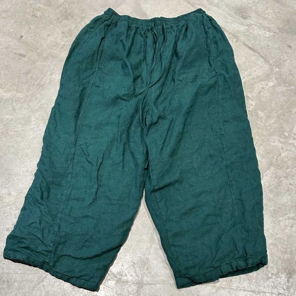 燕燕～ 加厚亞麻夾棉休閒棉褲 長褲 ab25101 