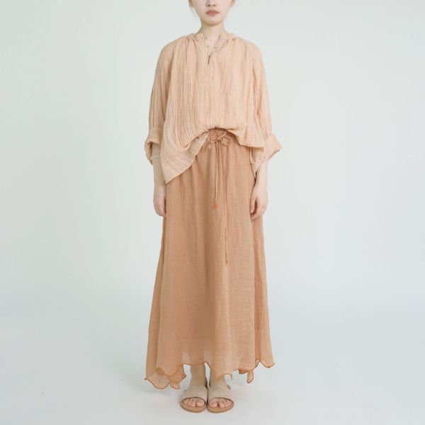 燕燕~棉麻商品~早秋款 皺麻文藝休閒做舊寬鬆立領上衣 長袖襯衫 ab2318901 