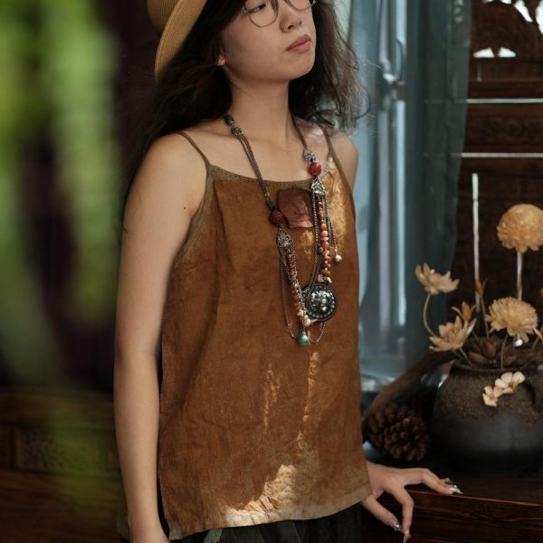 燕燕~復古文藝寬鬆氛圍感寬鬆大襯衫 ab226801 （可搭配成套裝） 