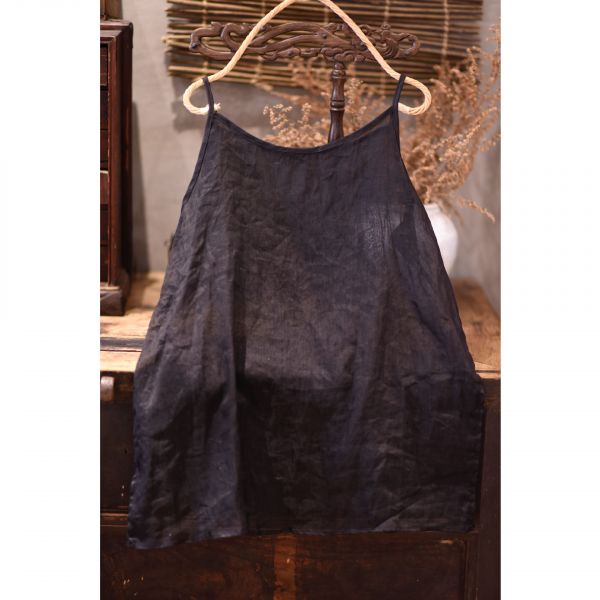 燕燕~棉麻商品~輕薄苧麻春夏內搭吊帶上衣背心 