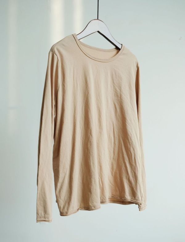 燕燕~秋冬款~純棉針織撞色復古打底百搭長袖上衣  ab2531401 