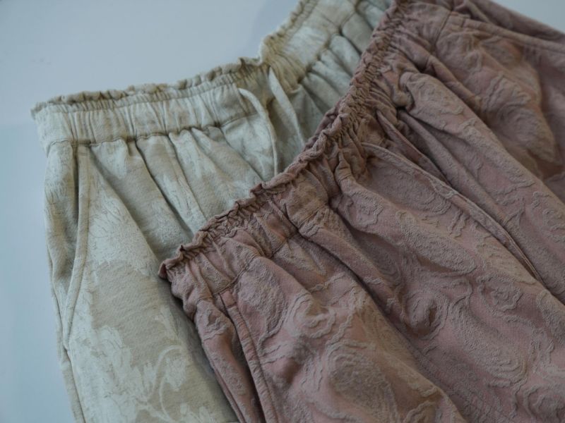 燕燕~秋冬款 燈芯絨提花拼接繭型直筒長裙 aB2534801 