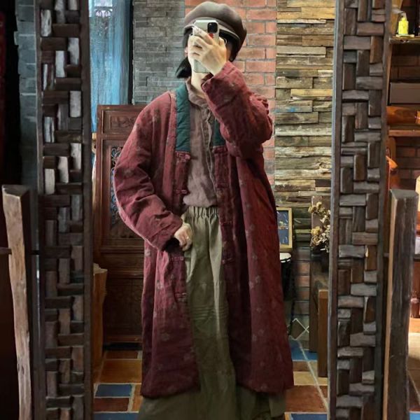 燕燕~棉麻商品~純亞麻. 仿香雲紗印花水洗棉衣外套棉袍. ab192101 