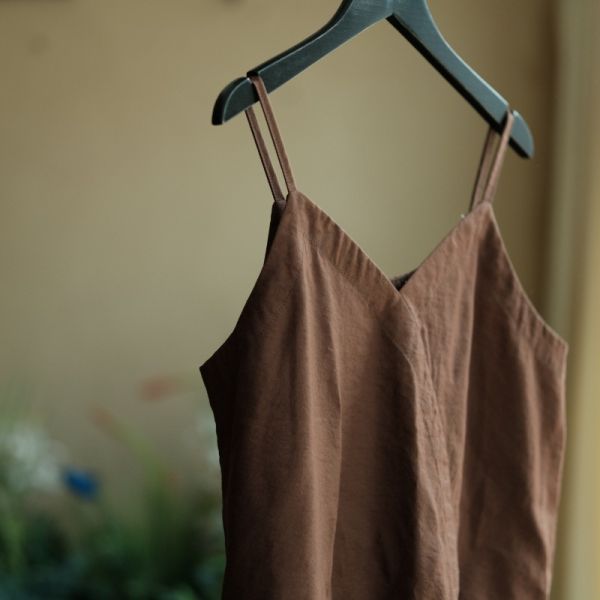 燕燕~文藝復古寬鬆打底吊帶裙 洋裝 ab204501 