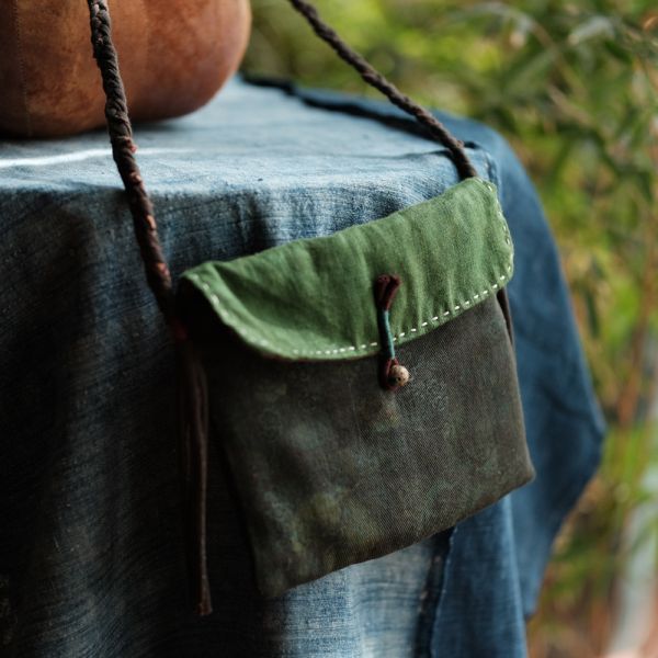 燕燕~斜跨翻蓋拼布手工夾棉百搭包包 SC07001 