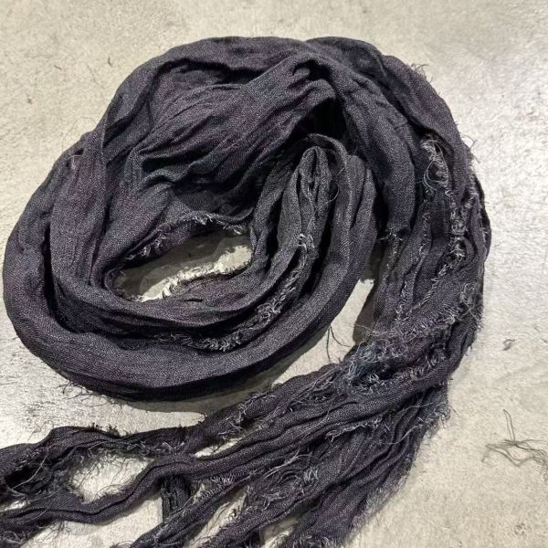 燕燕~色織亞麻 多用復古混搭 可當腰封 圍巾 披肩 