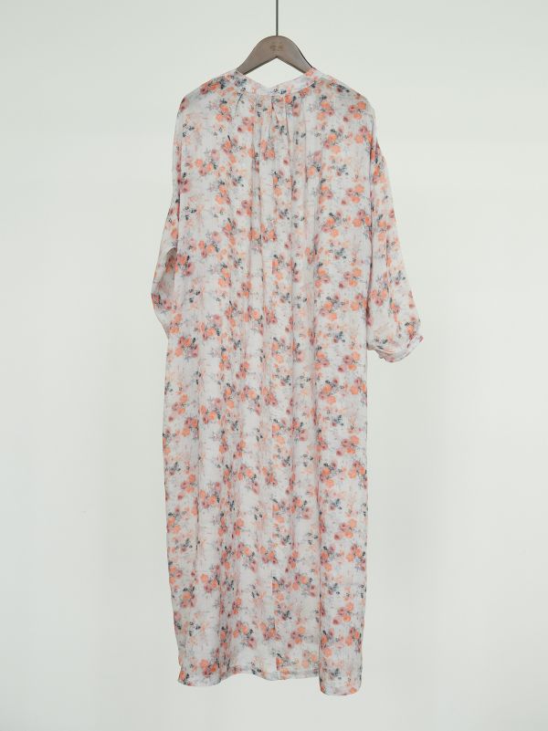 燕燕~棉麻商品~苧麻 法式文藝多扣 復古慵懶寬鬆度假長洋裝 連身裙  ab2310901 （此件商品不退換貨） 