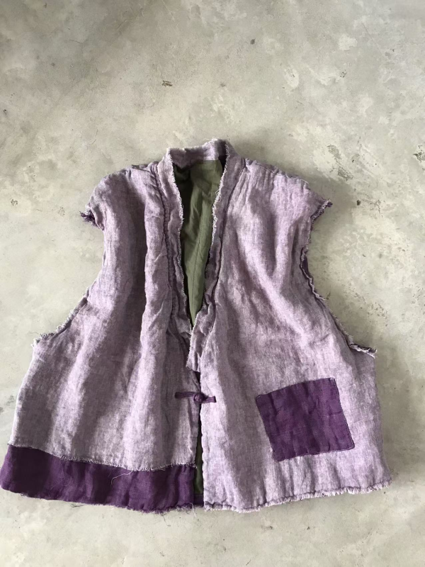 燕燕 秋冬款  文藝百搭雙層加厚休閒背心 