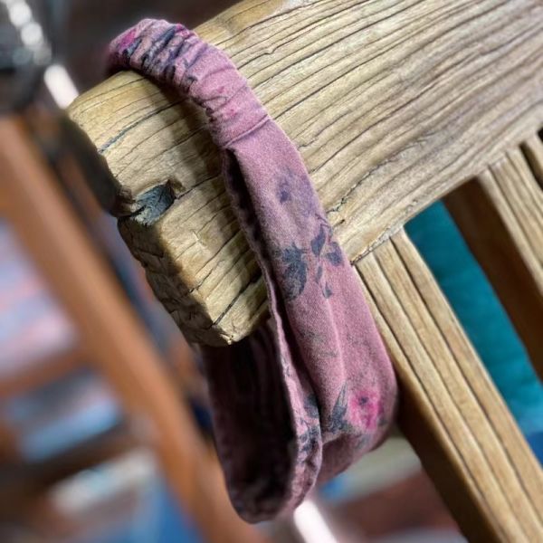 燕燕~棉麻商品~四季款 針織數碼印花正雪花洗懷舊髮帶  髮飾  ab200601 