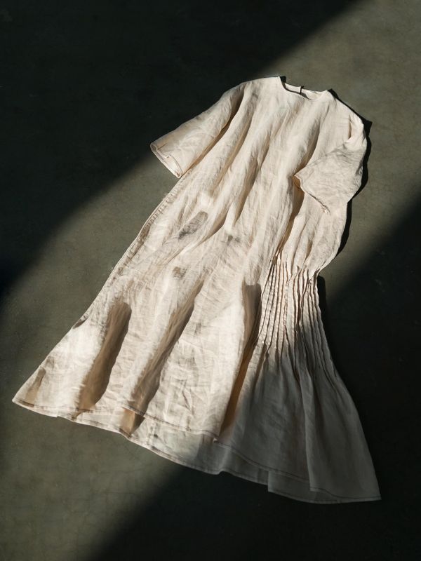 燕燕~春夏新品～簡約圓領褶皺寬鬆版型顯瘦洋裝 連身裙 ab2630801 