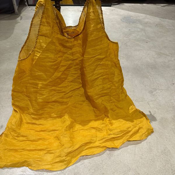 燕燕棉麻～春夏文藝休閒苧麻背心 