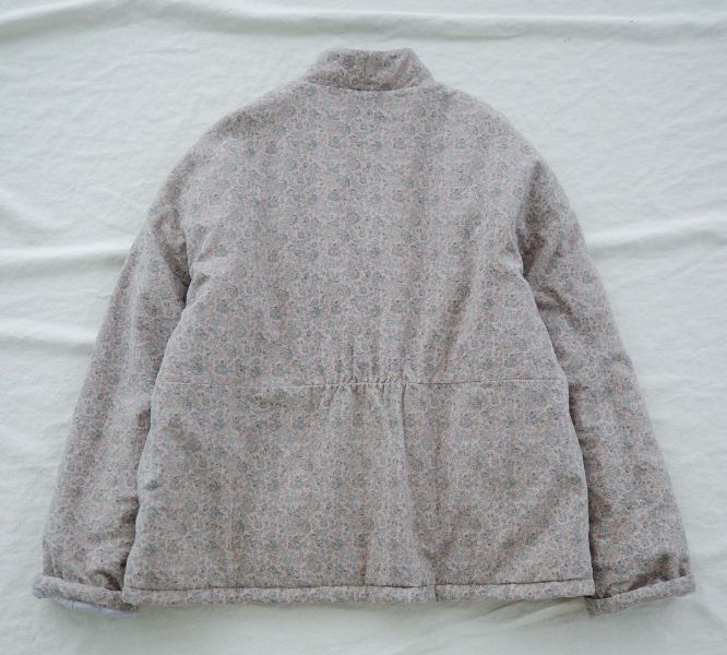 燕燕~棉麻商品~磨毛碎花 田園溫柔加厚 一粒扣棉衣外套. ab2237601 