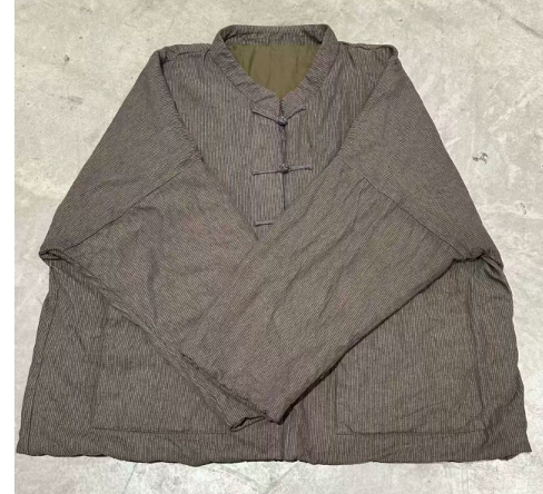 燕燕~復古立領盤口中式棉衣外套 