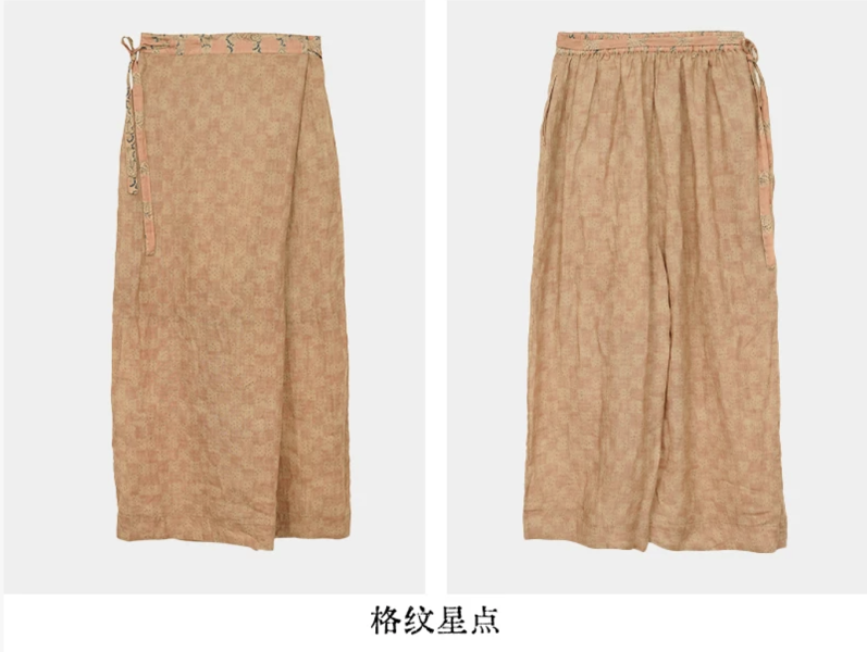 燕燕！夏季苧麻印花漁夫褲 ab2637501 