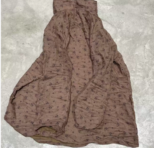 燕燕～秋季風格～復古苧麻雙層高領側開叉中長袍 中長款上衣 