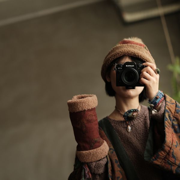 燕燕~秋冬新款 復古風夾棉羊羔毛冬季保暖暖手筒 abSC07801 