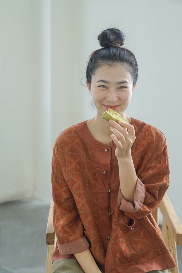 燕燕～早秋款。亞麻 復古數碼印花開衫 休閒對襟小外套 ab2224901 