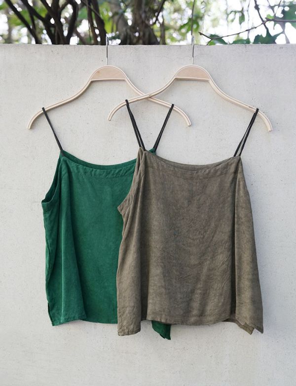 棉麻夏季款 天絲棉 吊帶寬鬆打底吊帶背心 1-1887 