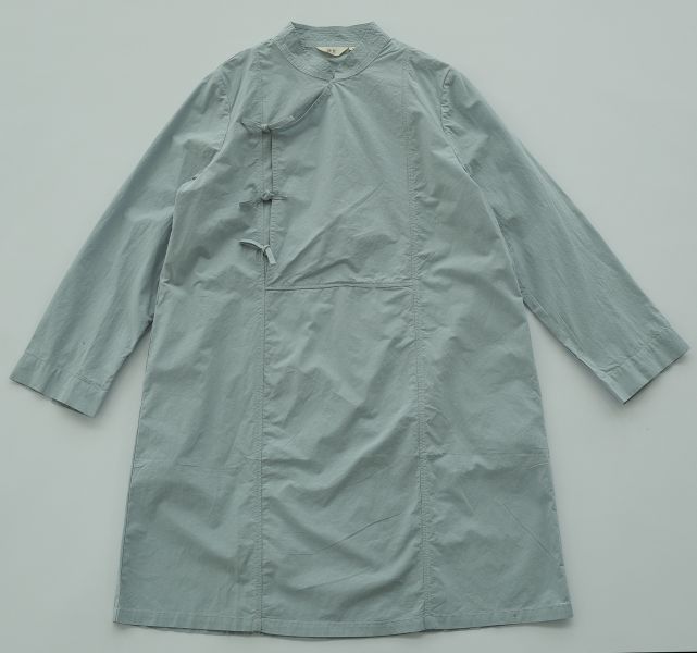 燕燕～有機棉。新中式斜襟繫帶斜襟長襯衫 上衣 洋裝 連身裙 