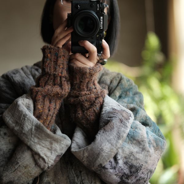 燕燕~文藝防曬防風保暖百搭毛線袖套 abSC09201 