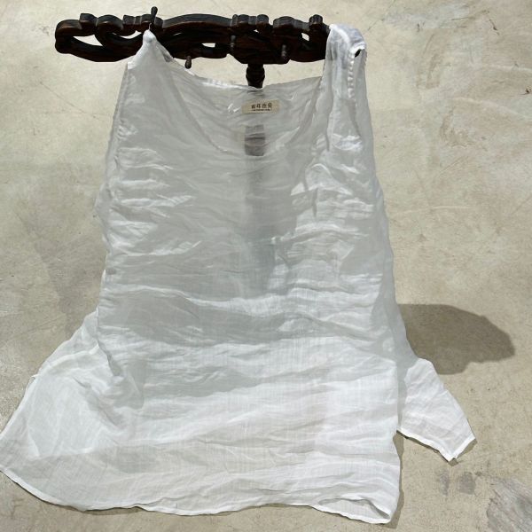 燕燕棉麻～春夏文藝休閒苧麻背心 