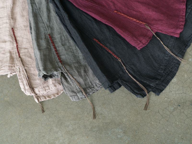 燕燕~亞麻~秋季文藝水洗做舊多色休閒懷舊百搭背心 ab2531101 