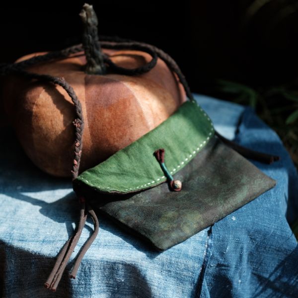 燕燕~斜跨翻蓋拼布手工夾棉百搭包包 SC07001 