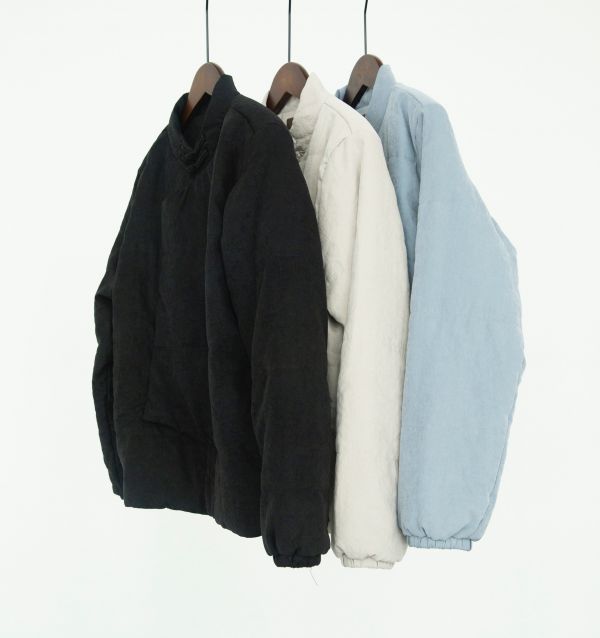 燕燕~仿銅氨 繭型廓形夾棉柔軟棉衣 外套 ab2235201 