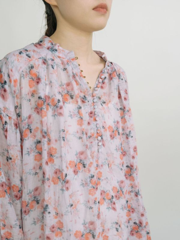 燕燕~棉麻商品~苧麻 法式文藝多扣 復古慵懶寬鬆度假長洋裝 連身裙  ab2310901 （此件商品不退換貨） 