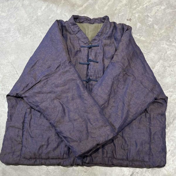 燕燕~復古立領盤口中式棉衣外套 